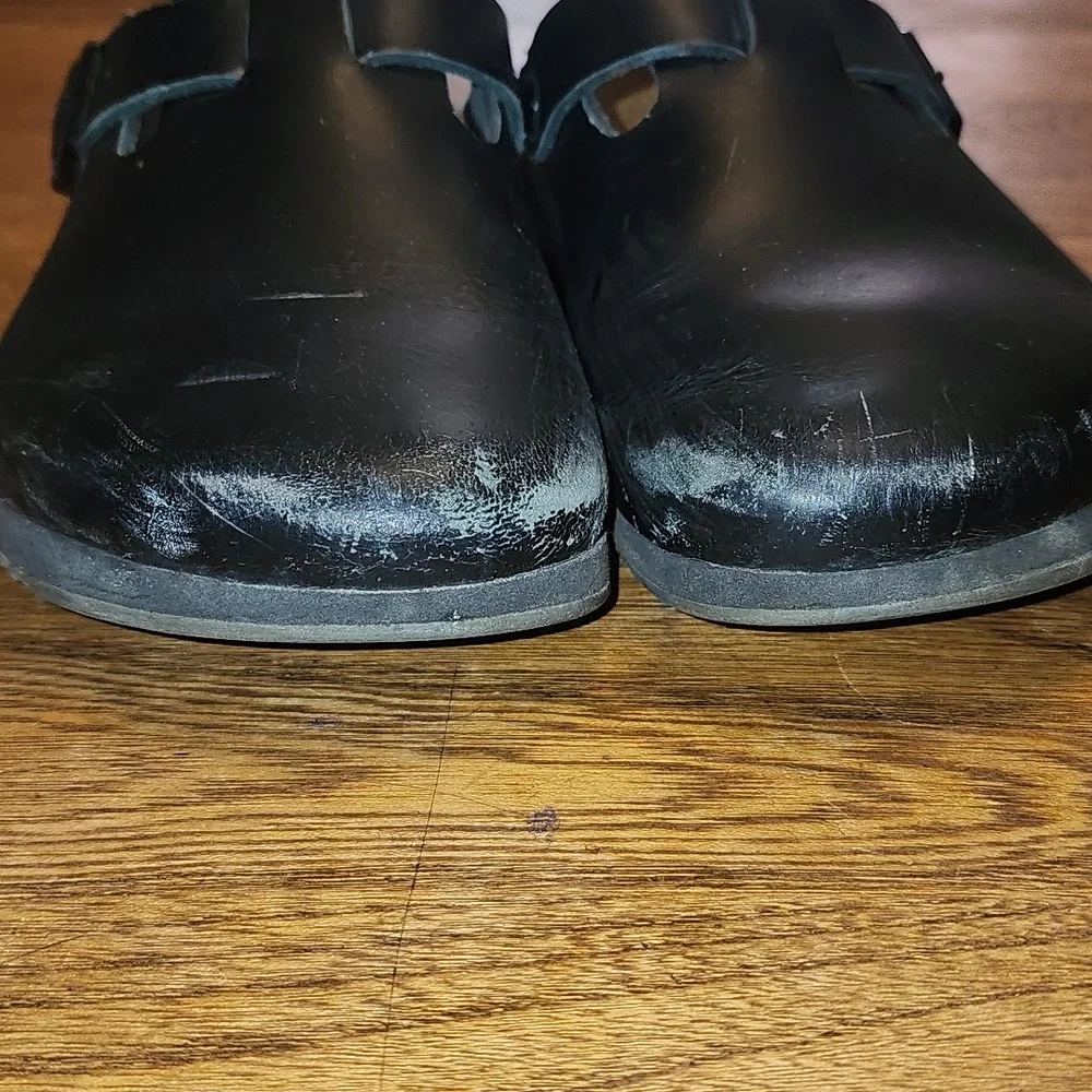 Birkenstock Black Slip-On Shoes - Picture 3 of 5